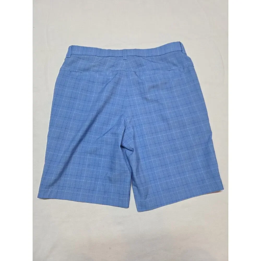 pga tour golf shorts Mens Blue Size Blue Plaid